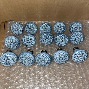 15 new blue knobs NEW